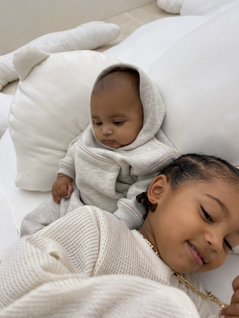 Kim Kardashian shares adorable new photos of her sons, Saint and Psalm