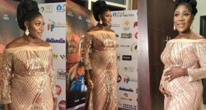 Mercy Johnson cradles