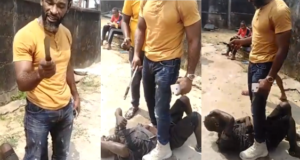 Agamaye Rowland disarms