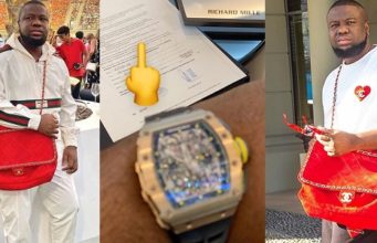 Hushpuppi shows off