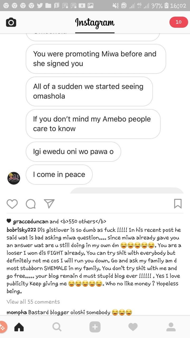 Bobrisky is stubborn Bobrisky is a she-male