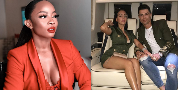 Toke Makinwa reacts