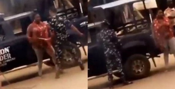 Woman Assaulted By Policemen