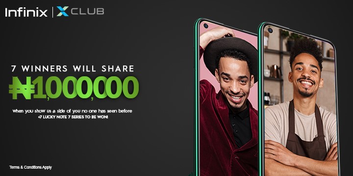 1 million naira up for grabs in Infinix’ #ExploreAnotherMe challenge.