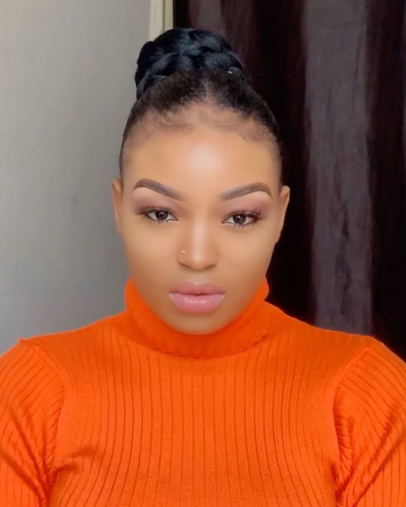 Video of singer, Lyta cuddling up Instagram model Coco Brown in the