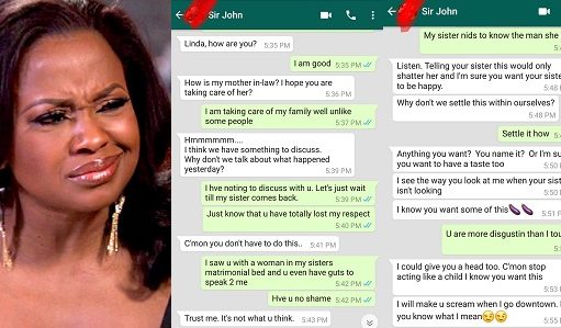 Lady shares chat with sister’s husband who promised to “lick her honey pot” after she caught him cheating