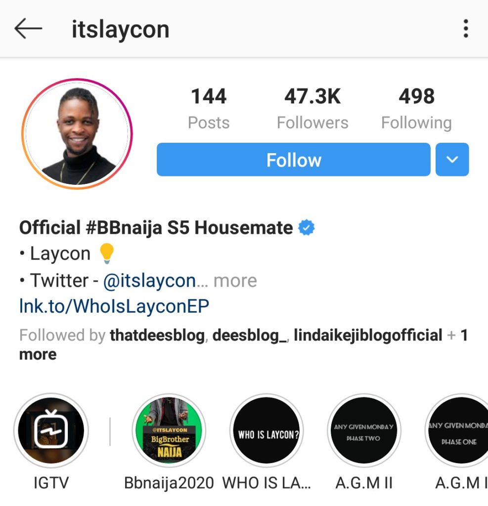 Laycon Becomes First Housemate