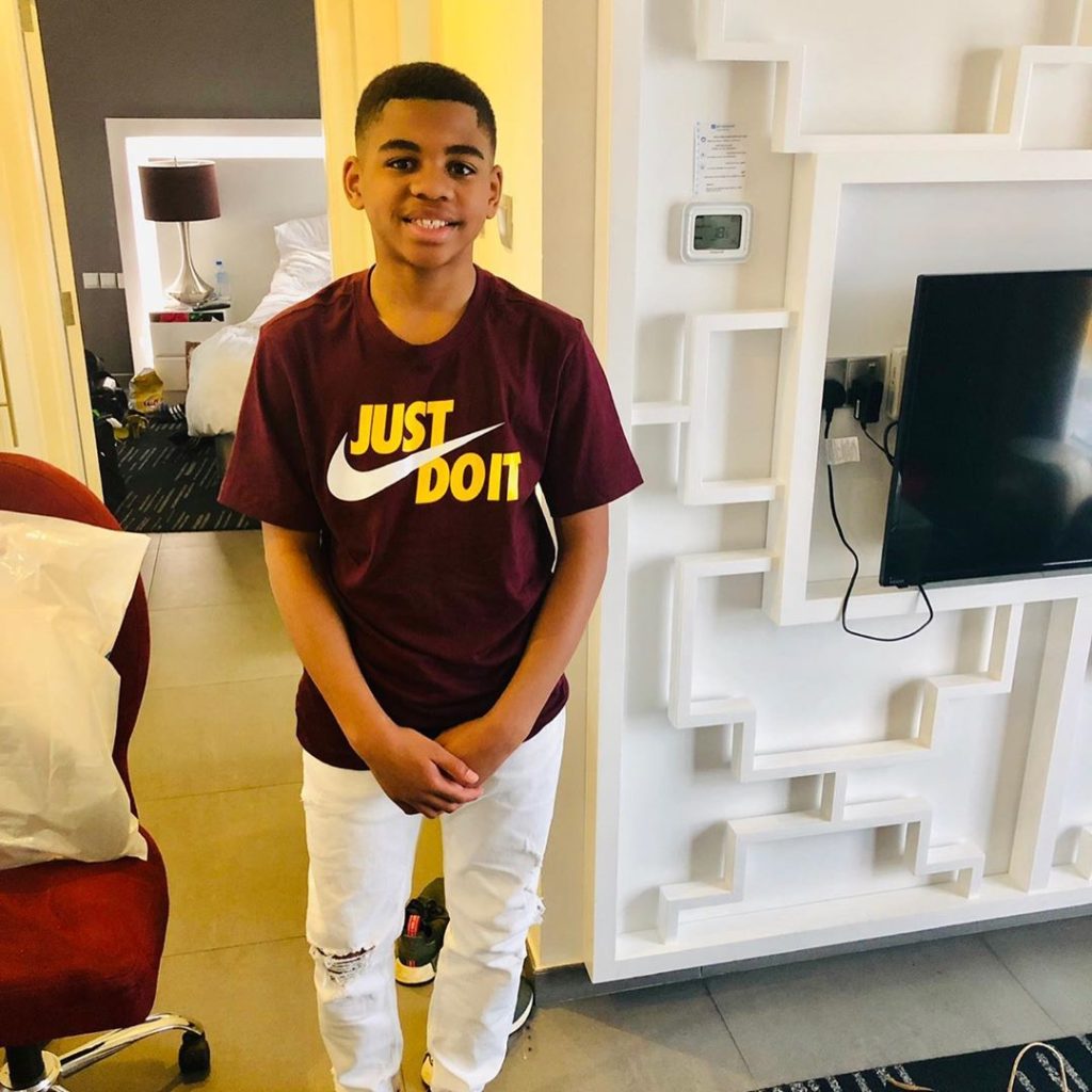 Kanu Nwankwo celebrates his second son’s birthday with lovely photos