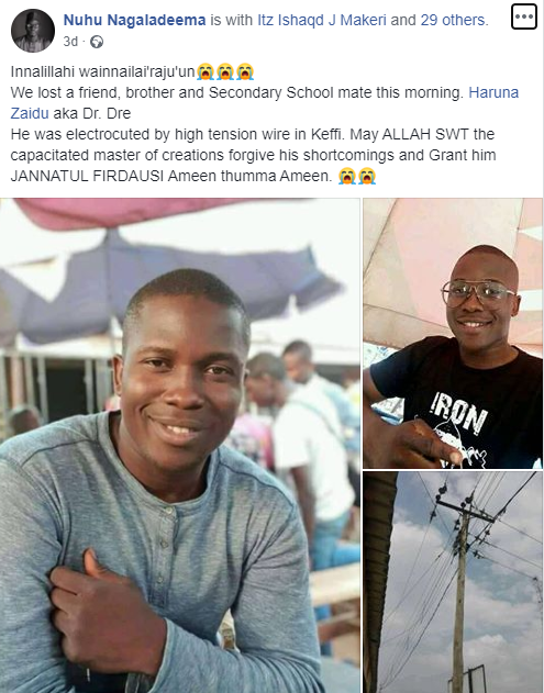 Final year student dies