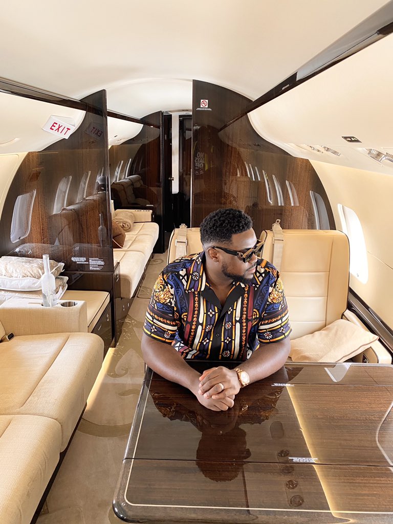 The Adelekes Acquires New Private Jet,And Davido's Brother Adewale ...