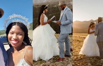 Adventurous couple wed