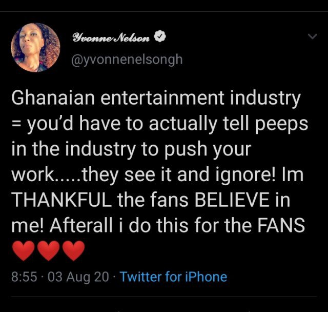 Yvonne Nelson blasts Ghollywood