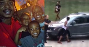 white officer shoots