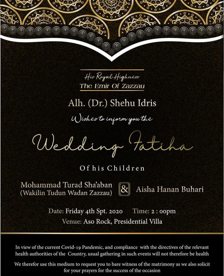 Hanan wedding invitation