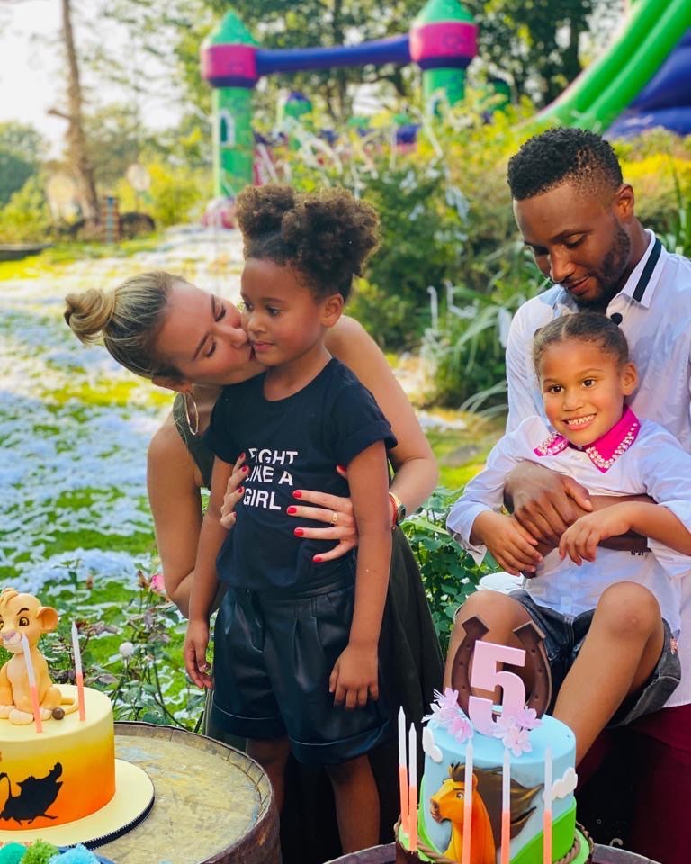 Mikel Obi's twin daughters