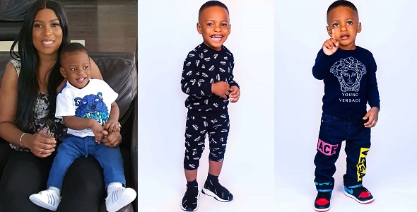 Linda Ikeji celebrates son