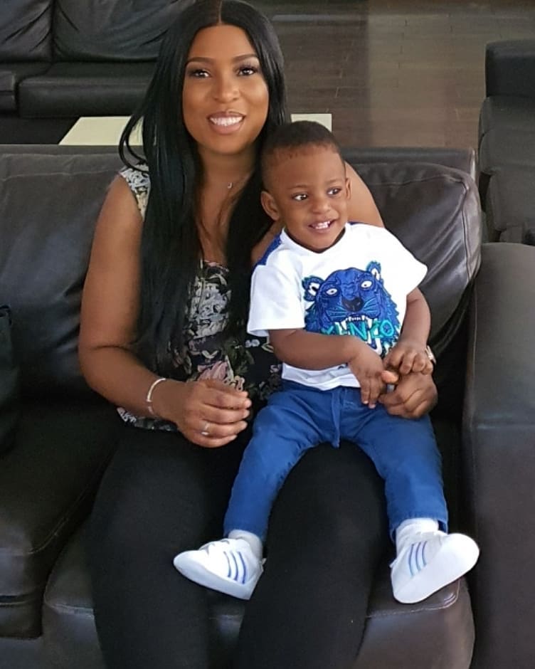 Linda Ikeji celebrates son