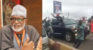 gov akeredolu throwing