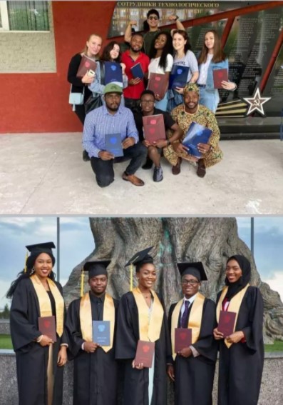 Nigerian lady graduates