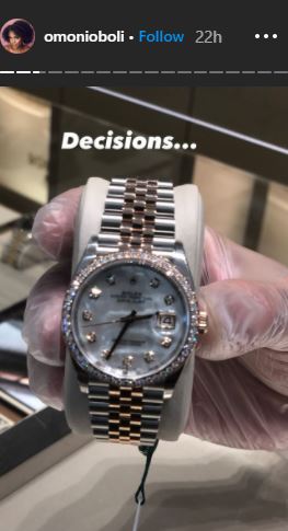 omoni oboli rolex wristwatch