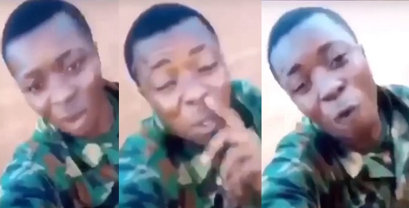 Nigerian soldier warns sars