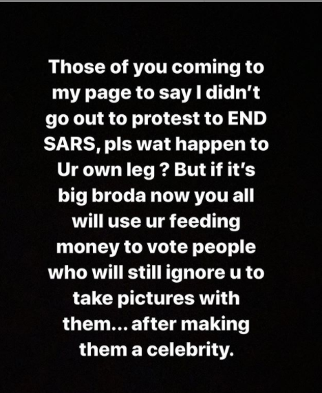 Bobrisky blasts Nigerians