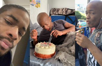 Nigerian Man celebrates