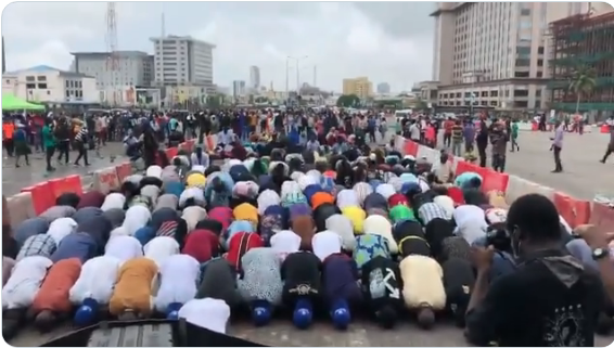 muslim end sars protesters