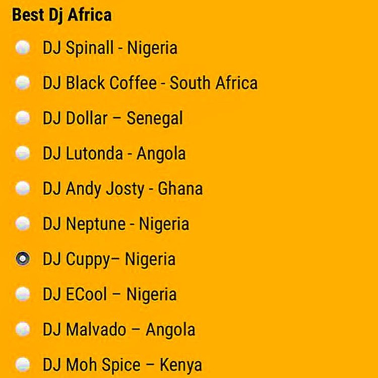 DJ cuppy defeats