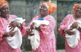 Nigerian woman welcomes