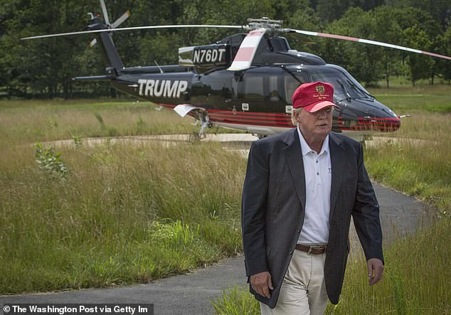 donald trump helicopter