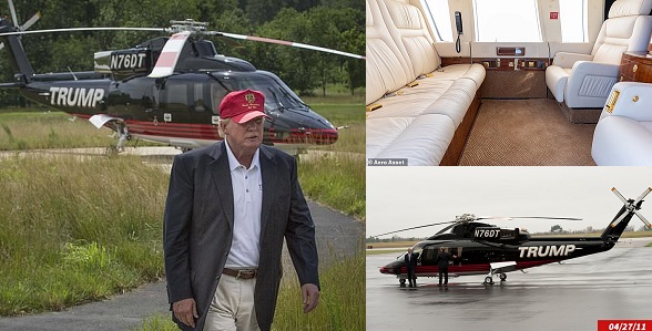 donald trump helicopter