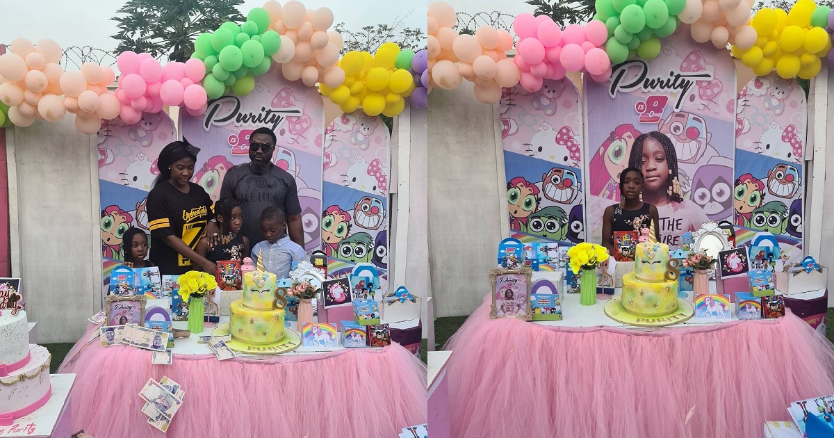 Mercy Johnson-Okojie’s daughter, Purity’s celebrates 8th birthday (Photos)