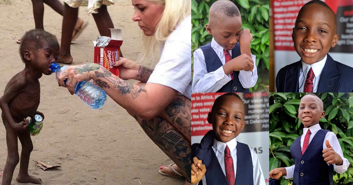 Little boy who was branded a witch and left to starve 5 years ago, becomes best man at a wedding in Akwa Ibom (Photos)