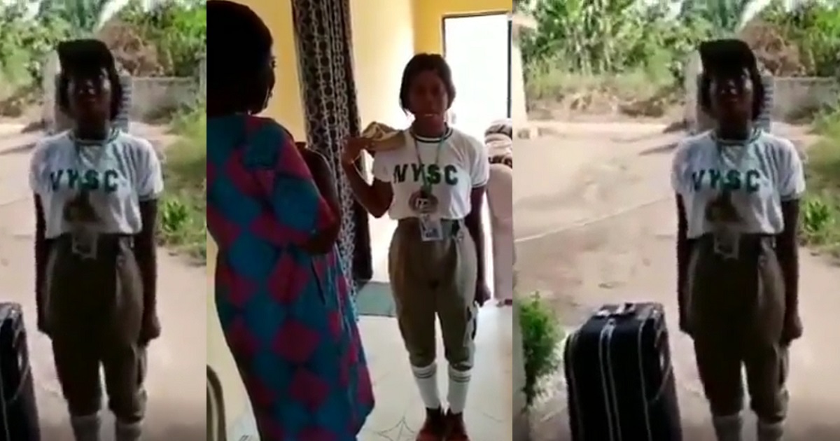 “Cheers to my mother for single-handedly raising me” – Young lady appreciates her mother after returning from NYSC camp (video)