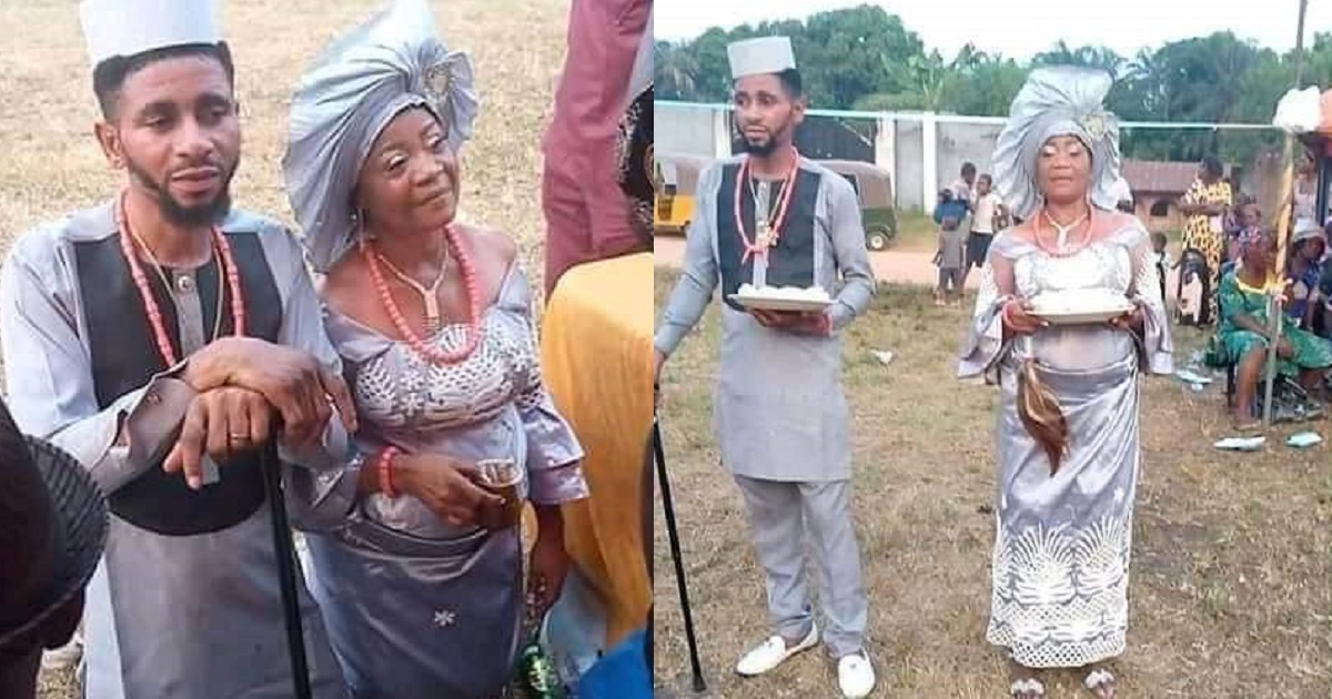Photos from couple’s wedding ceremony stirs up unusual reactions from Twitter users