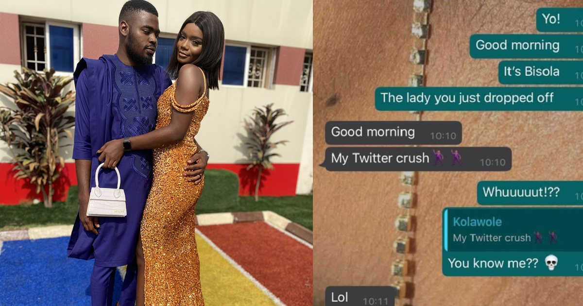 ”I really hope it ends well” – Nigerian lady says after shooting her shot and falling in love with her Bolt driver (Screenshot)