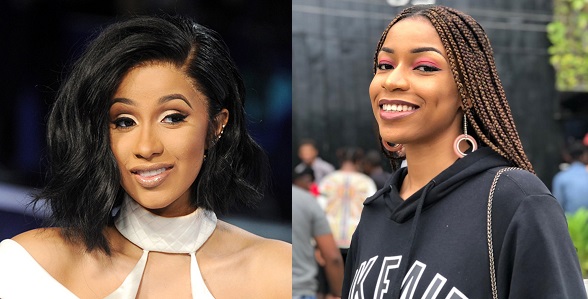 cardi b reacts