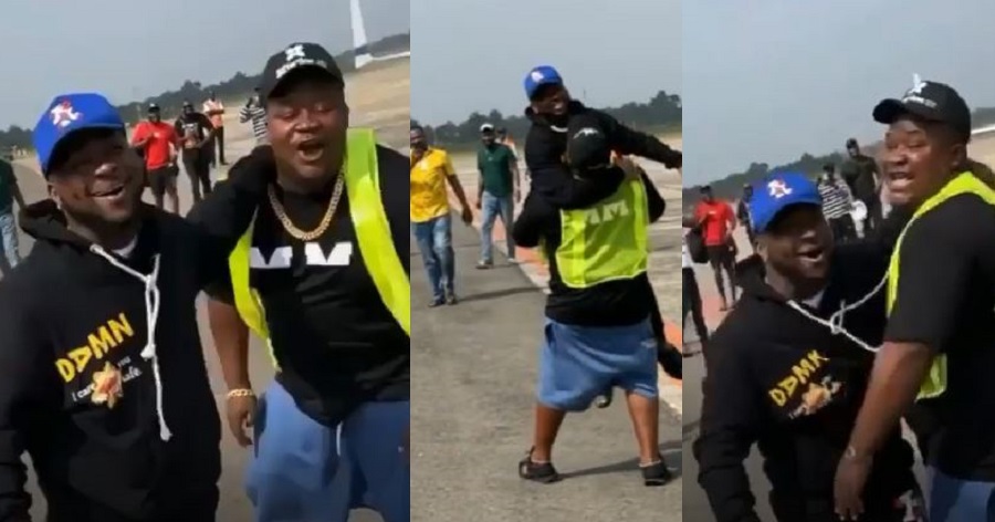Moment Cubana Chiefpriest welcomes Davido to Owerri for his club opening (video)