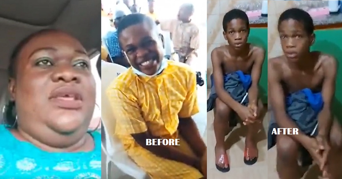 Mother cries out over alleged maltreatment of her son at Deeper Life High School Uyo, Akwa Ibom State (videos)