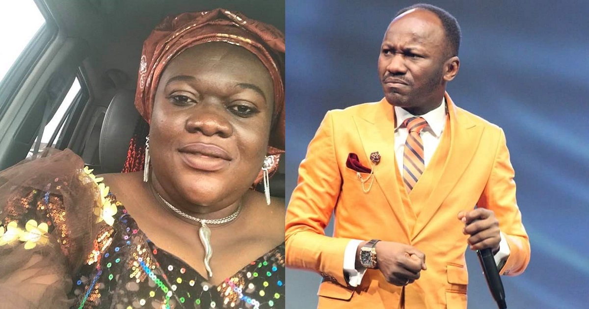 Be very careful of what you say to me or I will give it back to you 100 percent – Don Davis’ mother replies Apostle Suleman after he accused her of blackmailing Reno Omokri