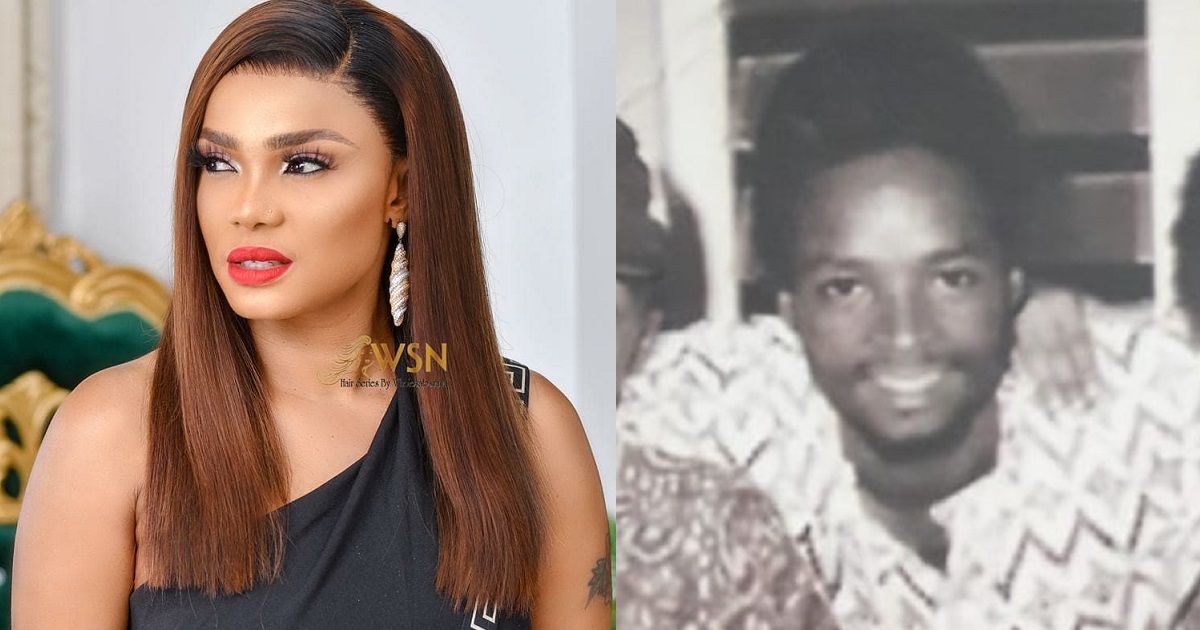 Mixed reactions as Iyabo Ojo shares photo of her Late Father