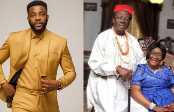 ebuka's parents celebrste