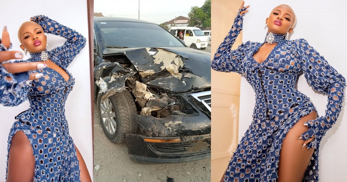 Reality TV Star, Cindy Okafor, involved in a ghastly car crash on her birthday