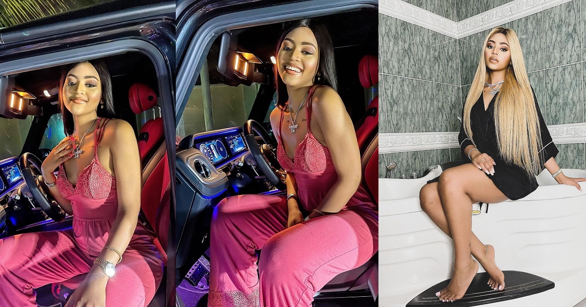 I lack nothing: Actress Regina Daniels writes as she shares beautiful photos.