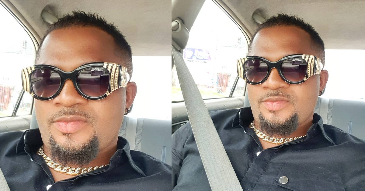 ”Na the one wey my money reach” – Actor Walter Anga replies a fan who mocked him for always wearing female eyeglasses