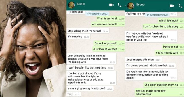 girlfriend expresses