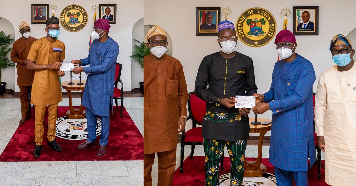 gov sanwo-olu presents