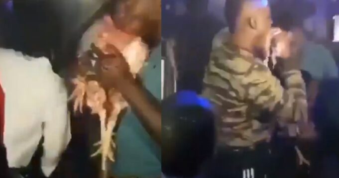 suspected yahoo boy filmed