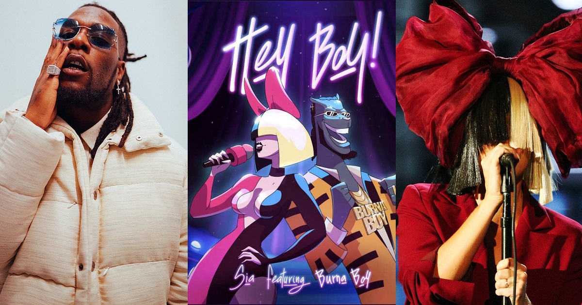 “Grammy don sure” – Reactions as Burna Boy announces new song featuring Sia